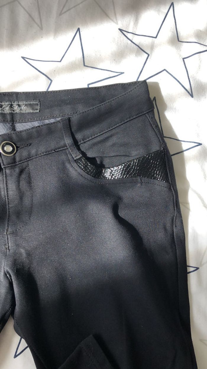 Pantalon noir stretch 38/40 - photo numéro 4