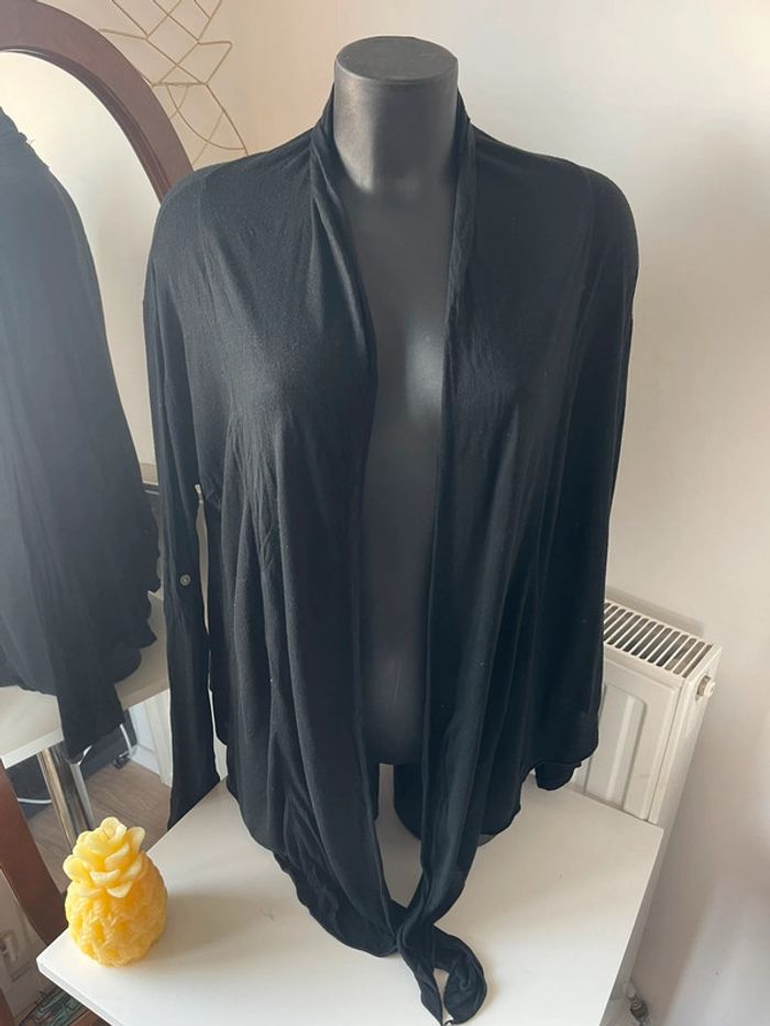 🍇 Gilet noir fin L - photo numéro 4