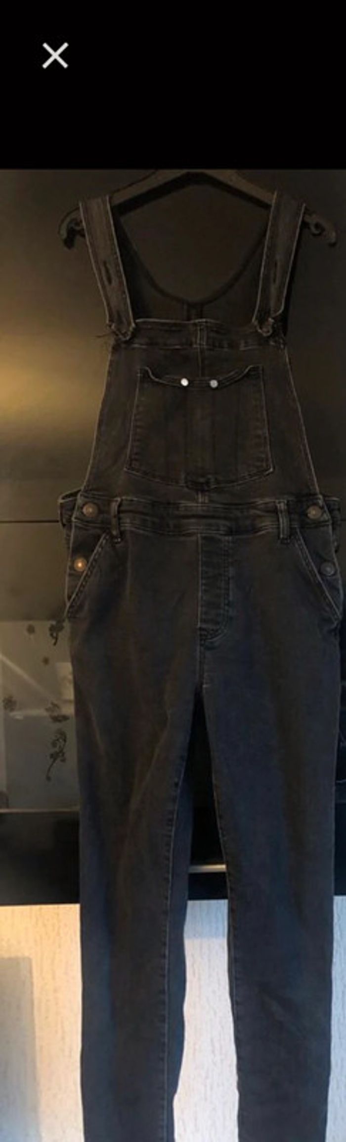 Combinaison jean Zara  taille 13-14 ans - photo numéro 4