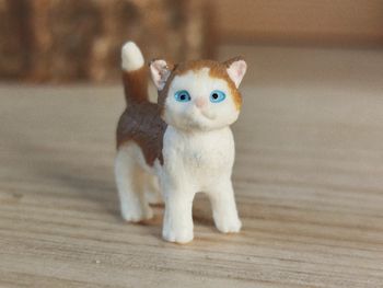 Schleich chaton blanc et roux Figurine animal domestique Calendrier de l'avent