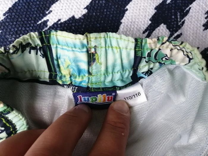 Short de bain, vert/bleu, théme surf, Lupilu, 110/116 cm, 4/6ans - photo numéro 2