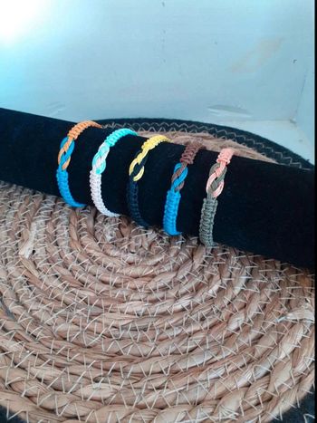 Bracelet  macramé infini  n°1