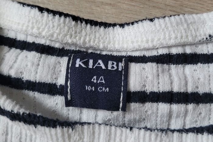 Ensemble t-shirt manches longues marinière et pantalon chaud taille 4 ans - photo numéro 4