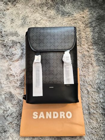 Sandro Backpack Black New Laptop Chic