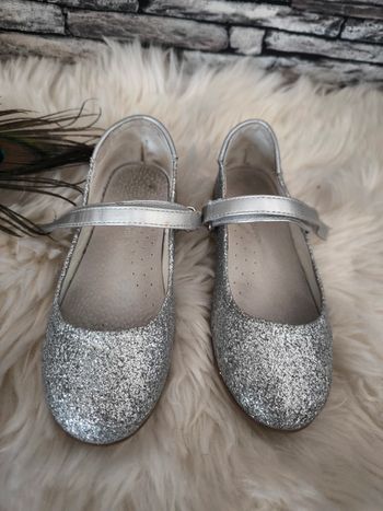 🪩 Superbes ballerines paillettées argentées pointure 30 🪩