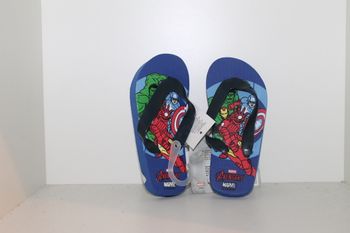 tongs avengers bleu lanières bleue 24/26