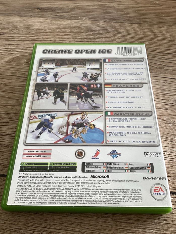 jeu NHL 2005 Xbox première génération Microsoft - photo numéro 2