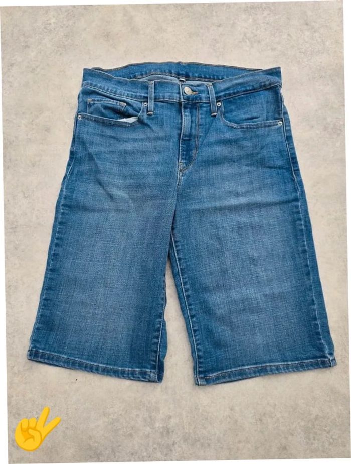 Short Levi's W28 FR38 Bleu Homme men #SHO42b - photo numéro 3