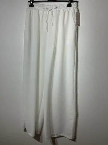 Pantalon large effet lin femme taille unique (38-44)- rzfashion - neuf avec étiquette