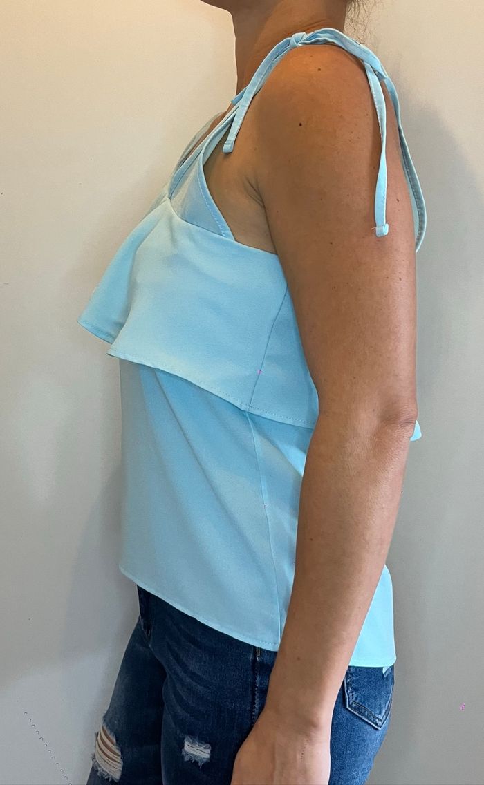 Haut bleu ciel Morgan - photo numéro 4