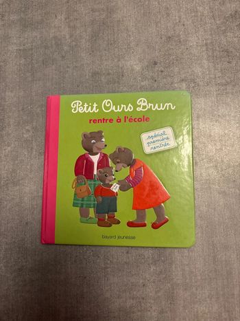 Livre Petit Ours Brun rentre à l’école