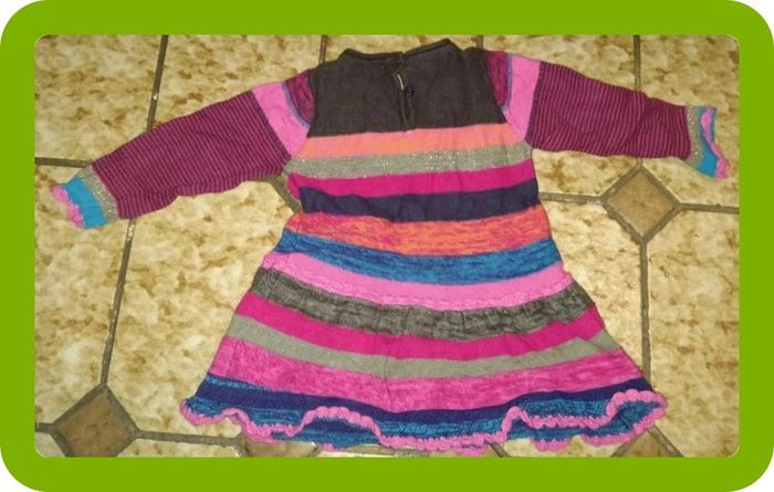 Robe hiver 12 mois (81cm) marque catimini en très bon état - photo numéro 2