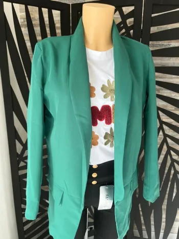 Blazer couleur verte