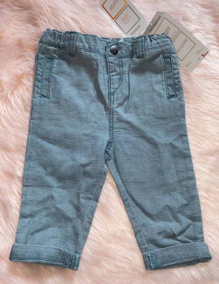 Pantalon coton lin orchestra