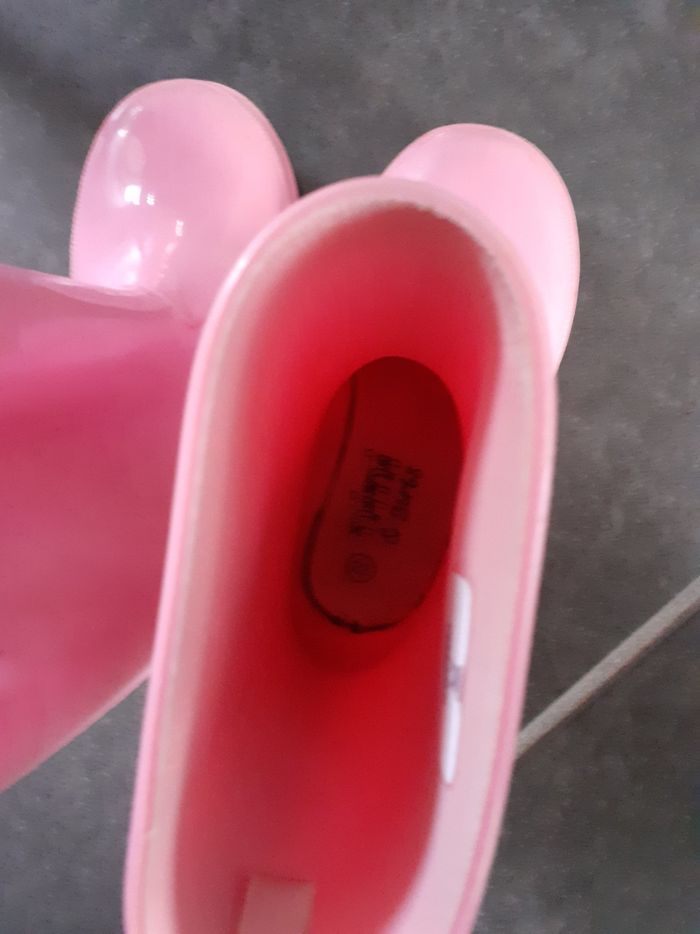 Bottes de pluie roses - photo numéro 3