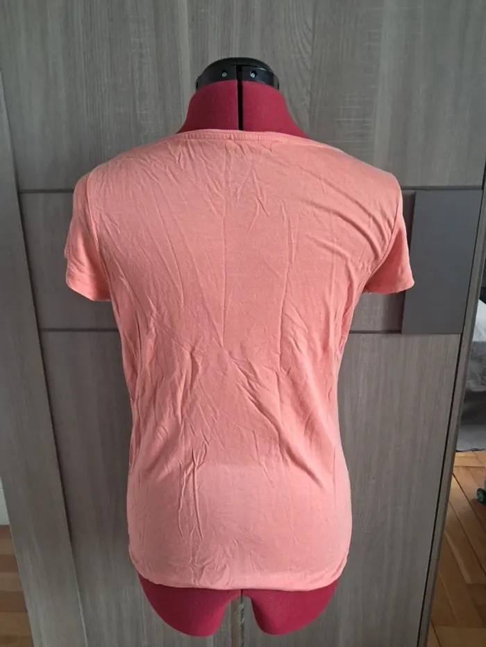 T-shirt camaïeu corail - photo numéro 2