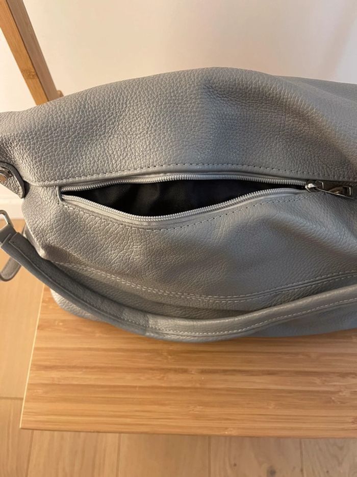 sac à main gris - photo numéro 3