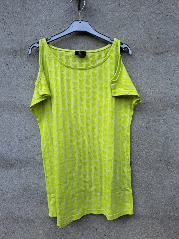 T-shirt jaune fluo - photo numéro 2