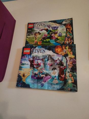 Lot de 2 notices Lego elves