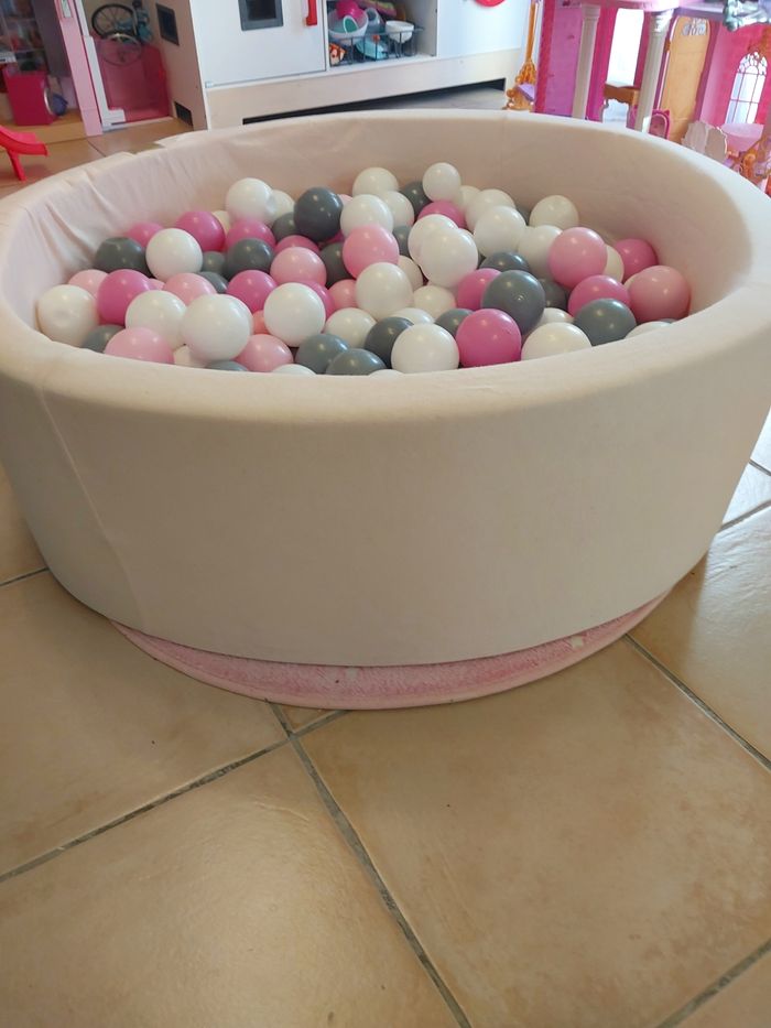 Piscine à balles rose Meow - photo numéro 3