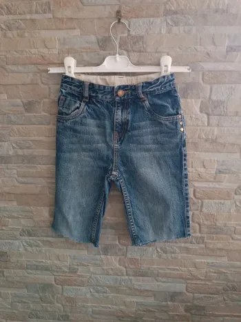Bermuda jean coupé Vertbaudet 6A.