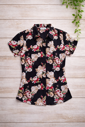 Chemisier fleuri Calvin Klein taille S