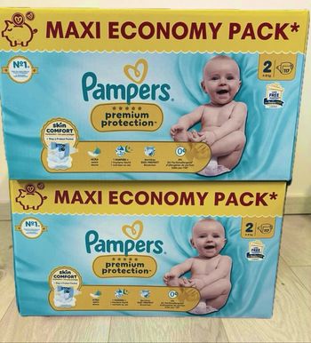 234 couches taille 2 Pampers premium protection
