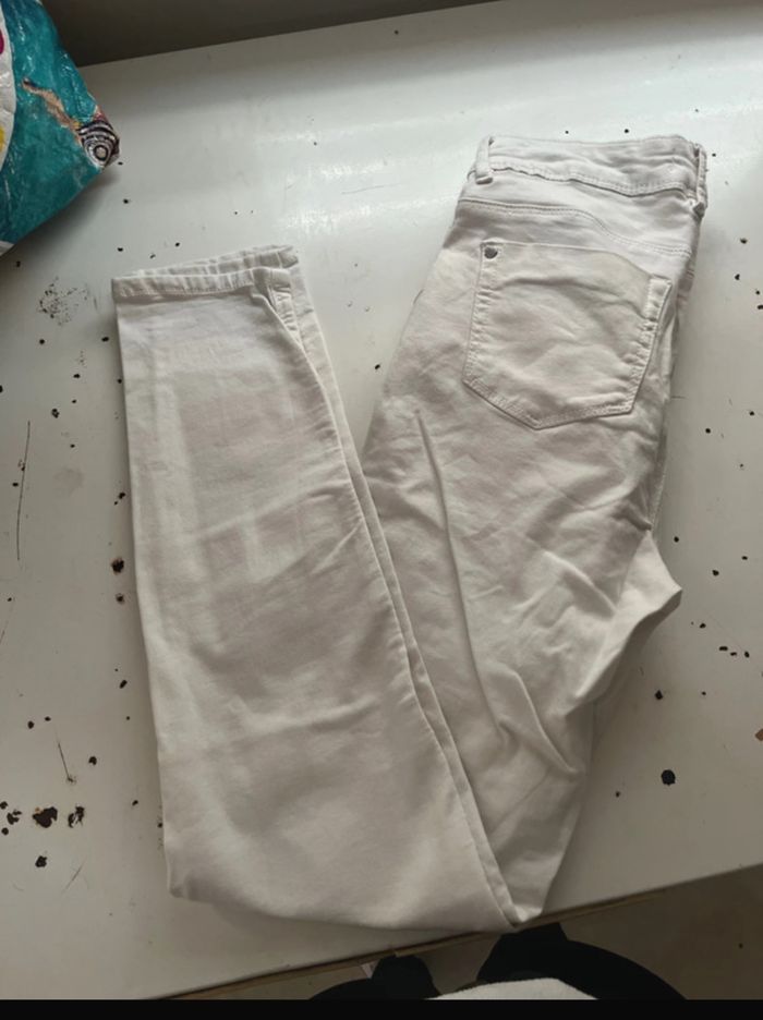 Jeans slim blanc - photo numéro 2