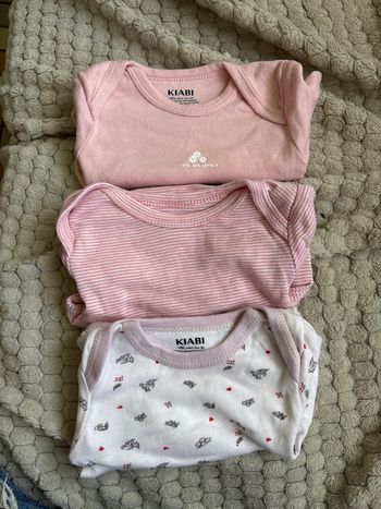 Lots de body manches courtes 