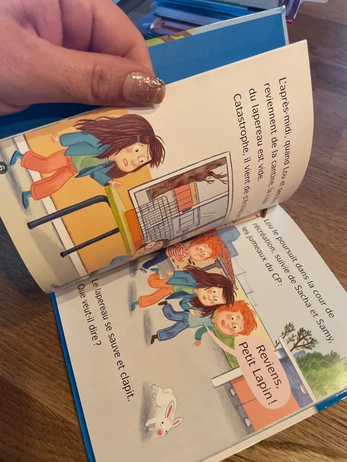 Livre premières lectures Les animaux de Lou Reviens Petit Lapin ! - photo numéro 7