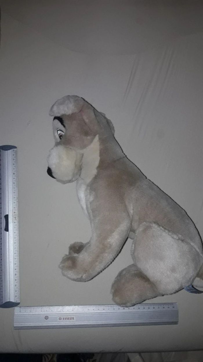 Belle et le clochard peluche