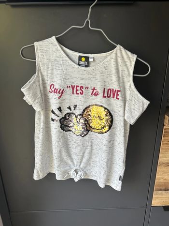 T shirt smiley 11 ans