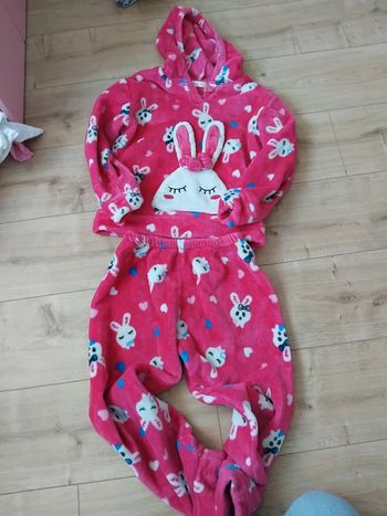 Ensemble pyjama très chaud lapins