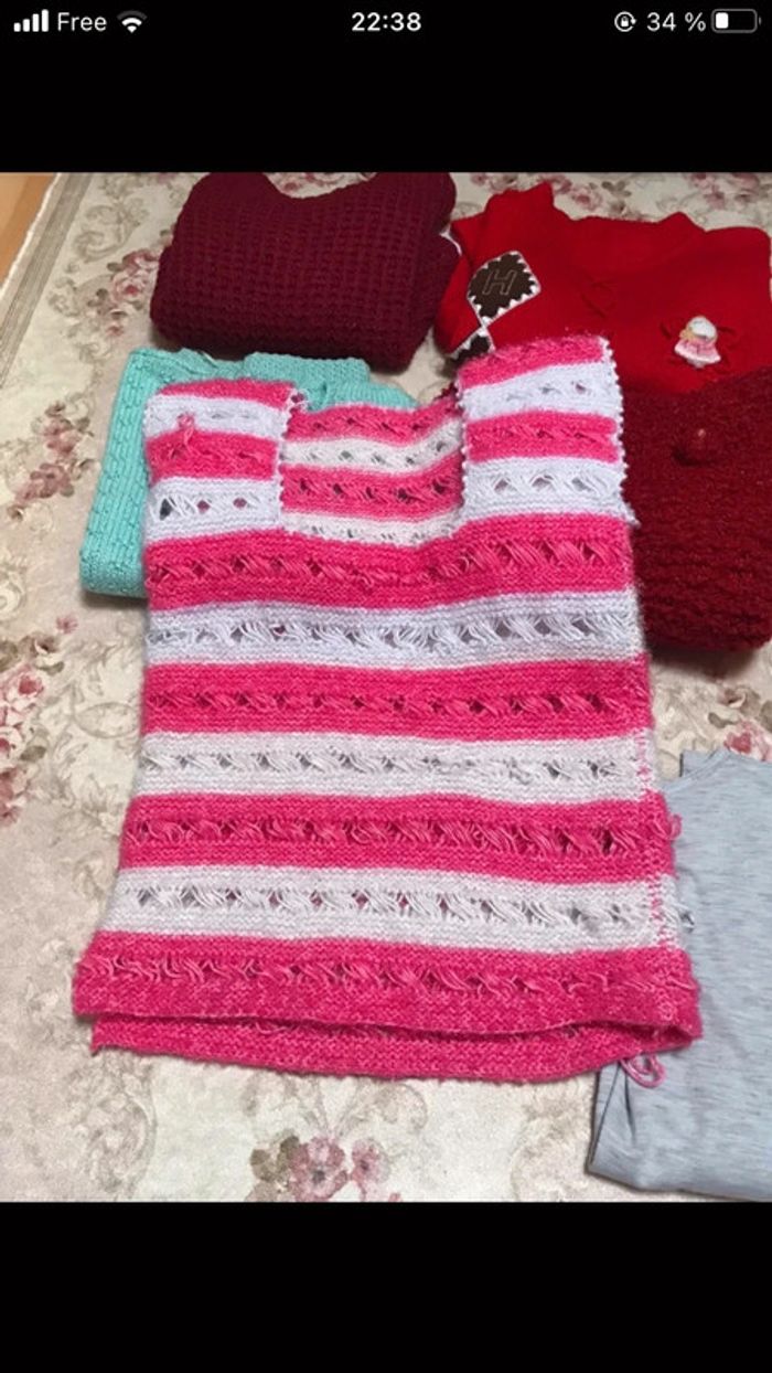 Lot de pull fille - photo numéro 3