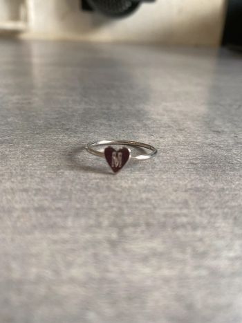 Bague lettre M