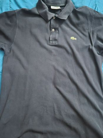Polo lacoste noir taille L