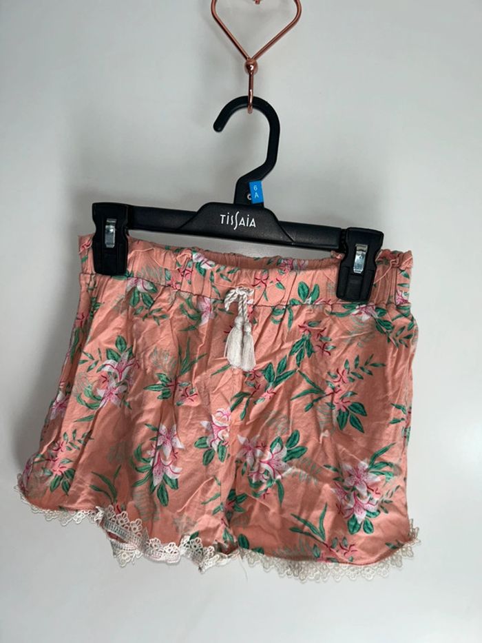 Short orange à motifs florale - 10 ans - Primark