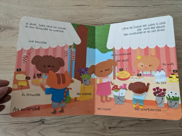 Livre carton jeune enfant La Ferme - photo numéro 15