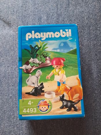 Playmobil chat et souris neuf