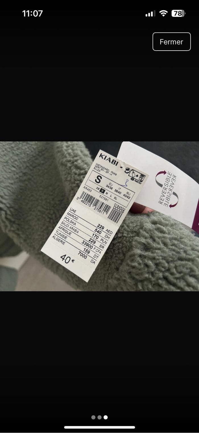 Veste polaire réversible - photo numéro 2