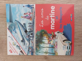 Livre d'autocollants Les amis de Martine et les transports