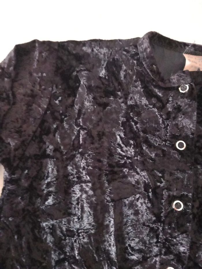 📦veste gilet polyamide noir brillant 5ans Alphabet - photo numéro 3