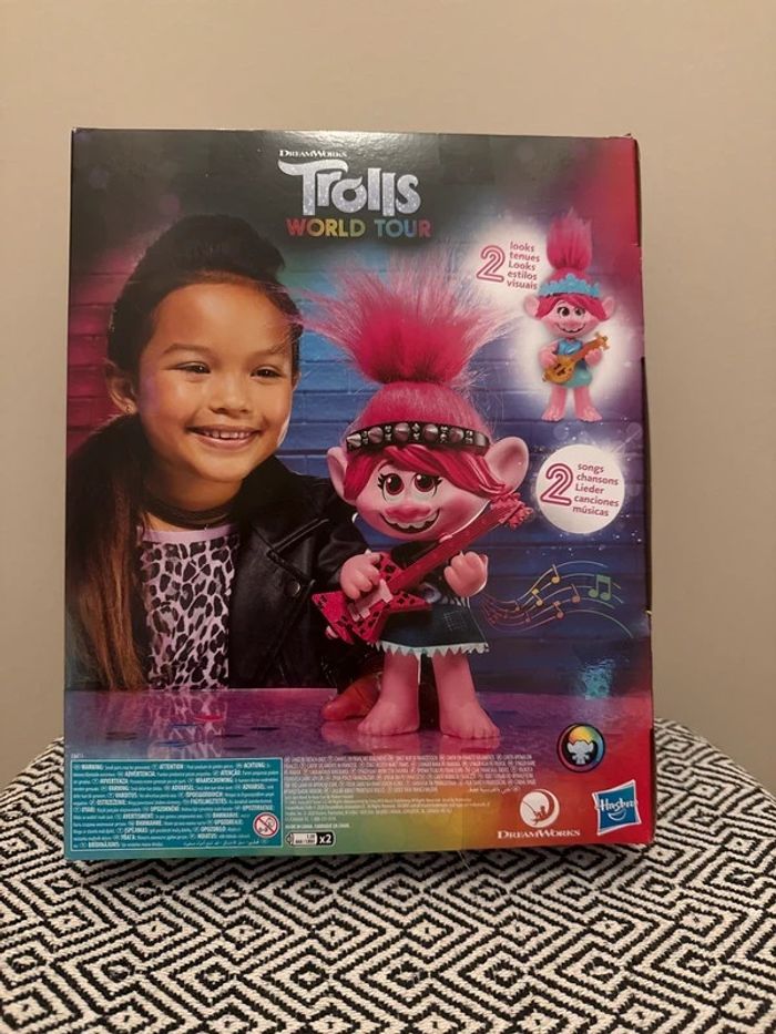 Hasbro - Coffret Poupée musicale Poppy Pop et Rock - Trolls - photo numéro 2