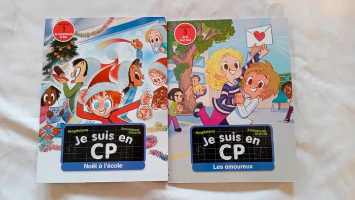 Lot de 2 livres je suis en cp