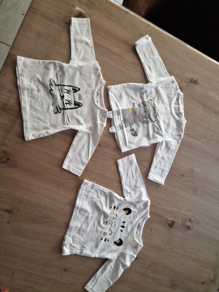 Lot de 3 t-shirts 3 mois