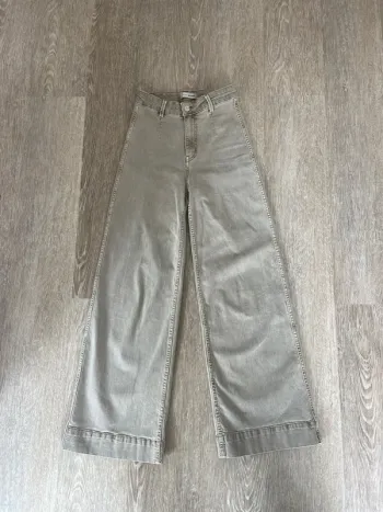 Jean coupe large beige