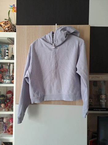 Sweat-shirt crop top