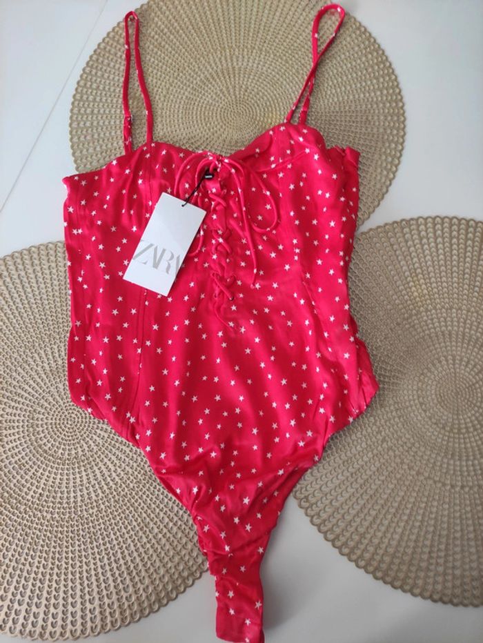 Body à motifs étoiles Zara L