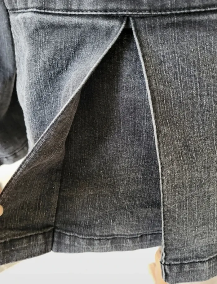 Veste en jean grise anthracite Ep Taille 44 46 - photo numéro 6