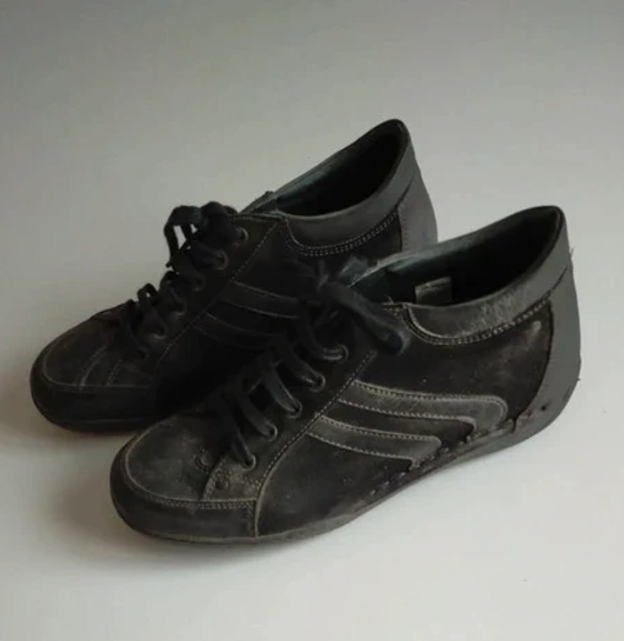 🔥 Baskets hautes Salamander en cuir – Taille 42 🔥 - photo numéro 2